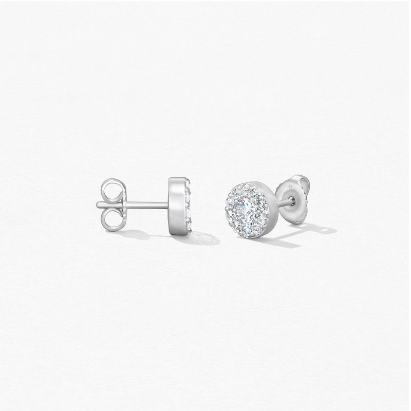 Fulfillment Round Diamond Earrings