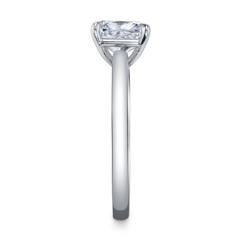 Bachendorf's Platinum Cushion Cut Diamond Solitaire Ring