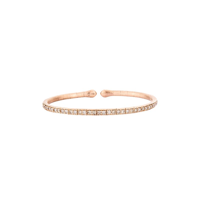 Etho Maria 18K Rose Gold Diamond Bangle Bracelet