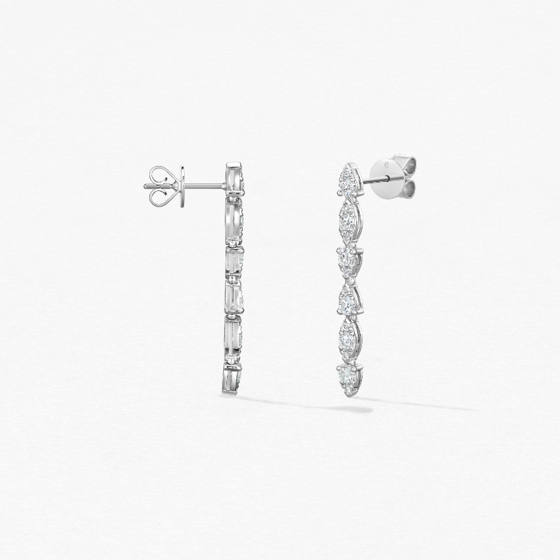 Aerial Dewdrop Stiletto Earrings