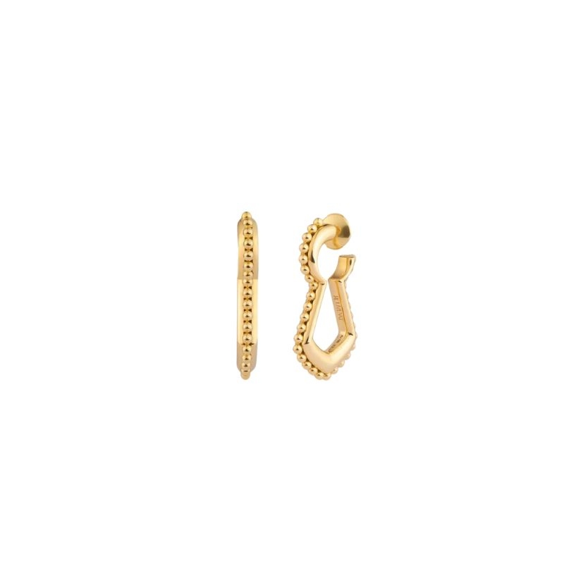 Rouvenat Unlock Indiscretion Beaded Large Hoop Earrings