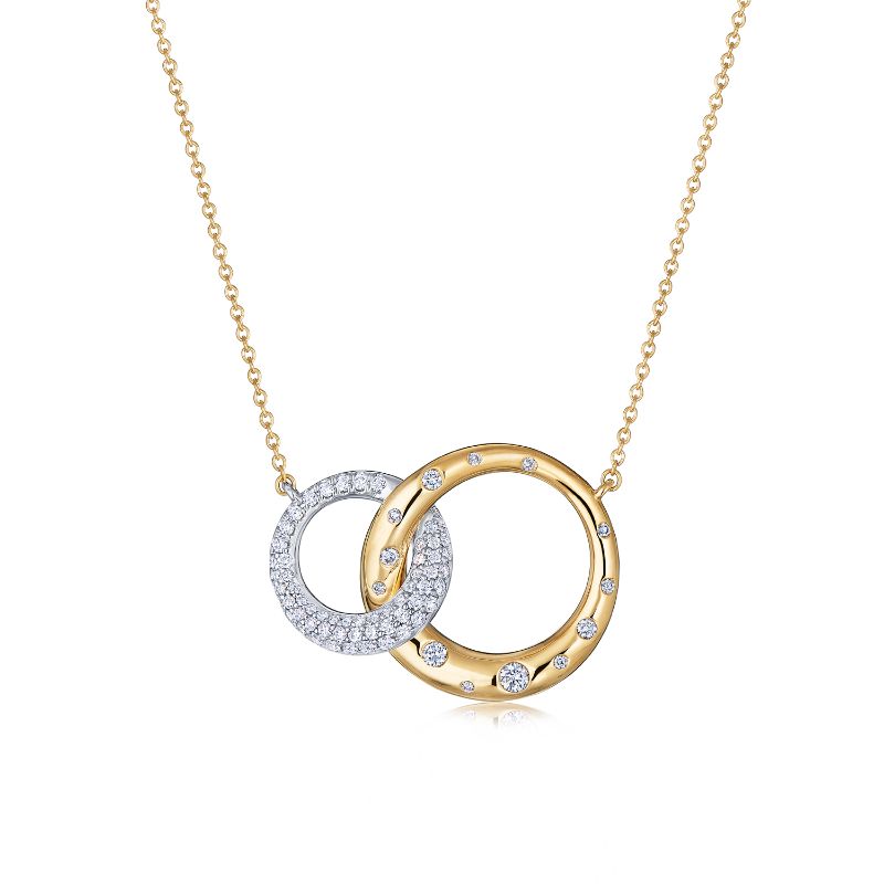 Kwiat Interlocking Pendant with Diamonds