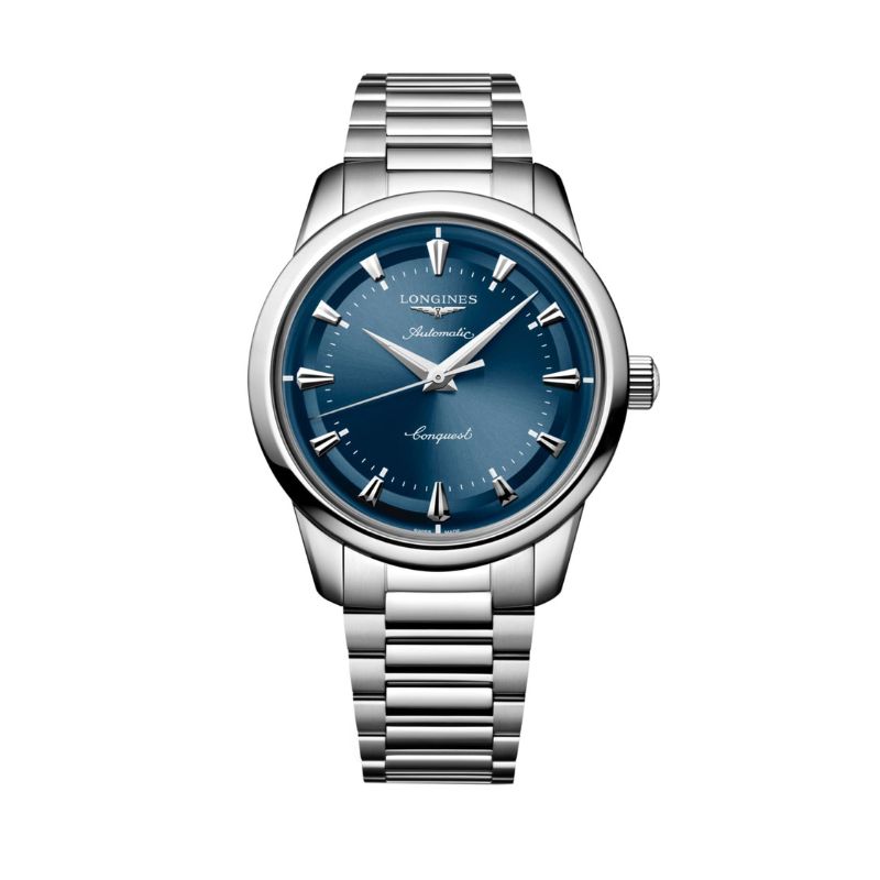 Longines Conquest Heritage 40mm  Stainless Steel Watch