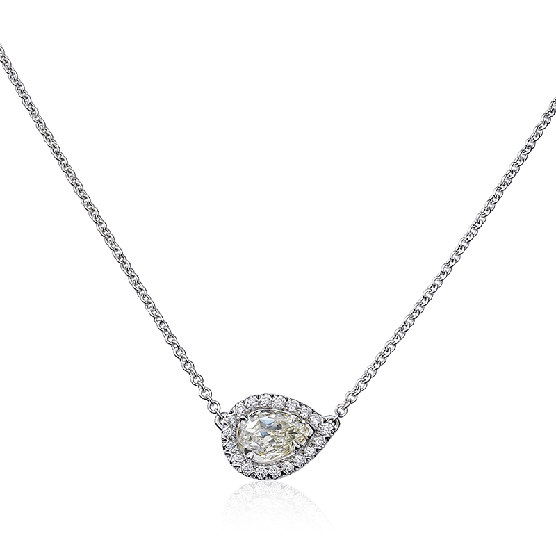 Christopher Designs 14K White Gold Rhodium Plated L