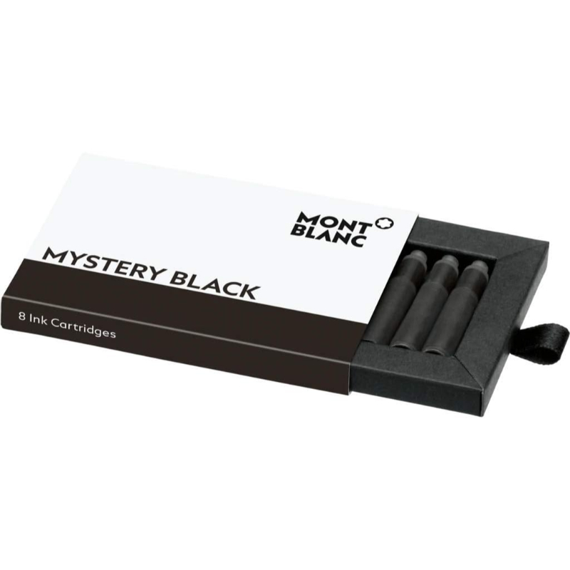Montblanc Ink Cartr Mystery Black 1Pack=8Cartr