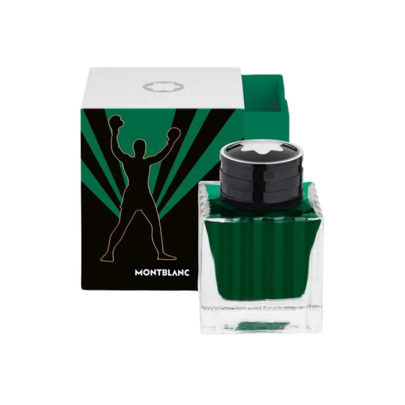 Montblanc Ink Bottle 50Ml, Green, Great Characters Muhammad Ali