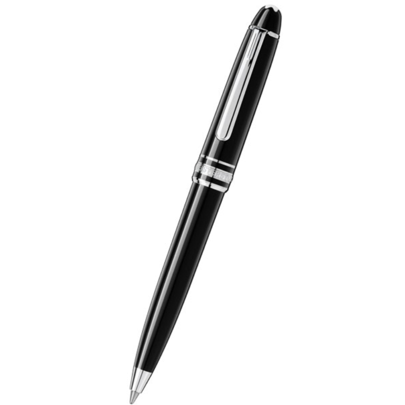 Montblanc Meisterstuck Mozart Ballpoint Pen Platinum Plating/Black Resin