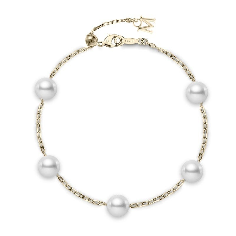 Mikimoto Station Chain Bracelet