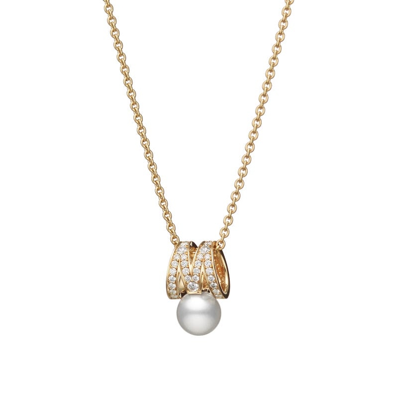 Mikimoto M Signature Akoya Pearl Pendant Necklace