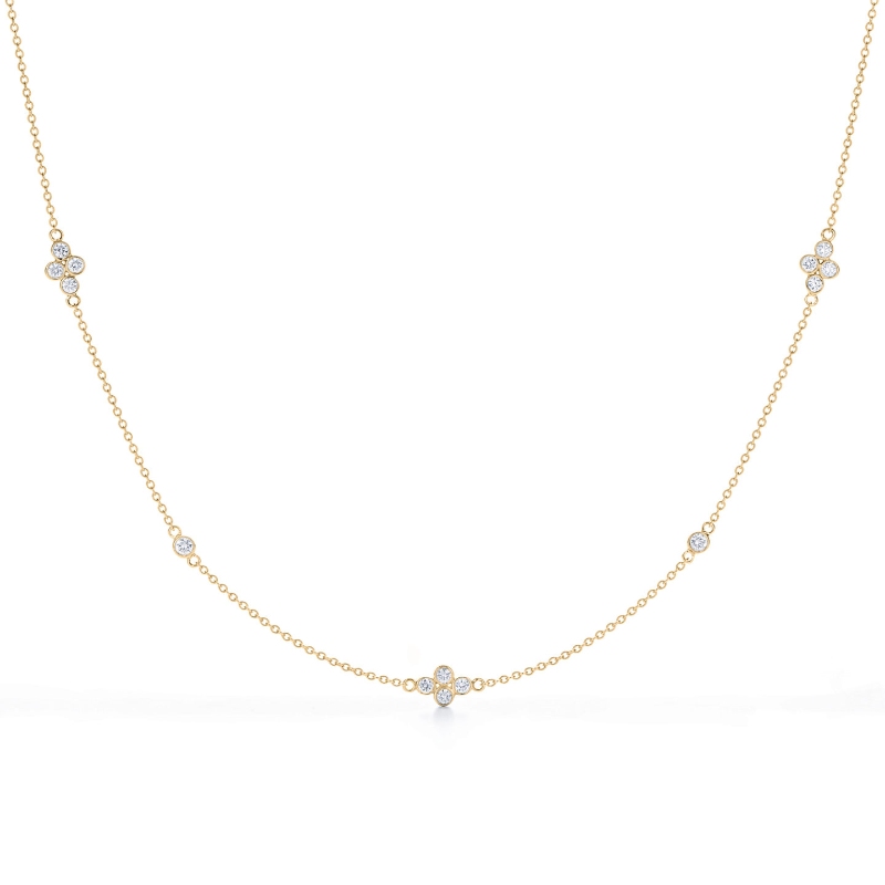 Kwiat Diamond Strings Quads Necklace