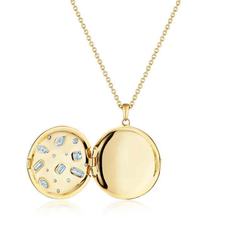Kwiat Cobblestone Locket Diamond Necklace