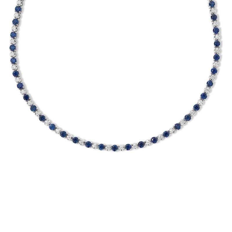 Alternating Stone Necklace