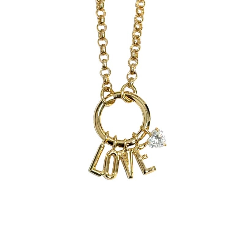 Phillips House Initial Love Heart Necklace