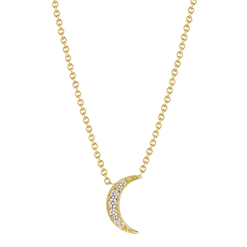 Penny Preville Petite Penny Moon Pendant Necklace