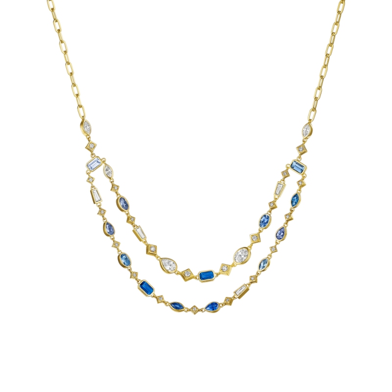 Penny Preville Moonstone Double Strand Necklace
