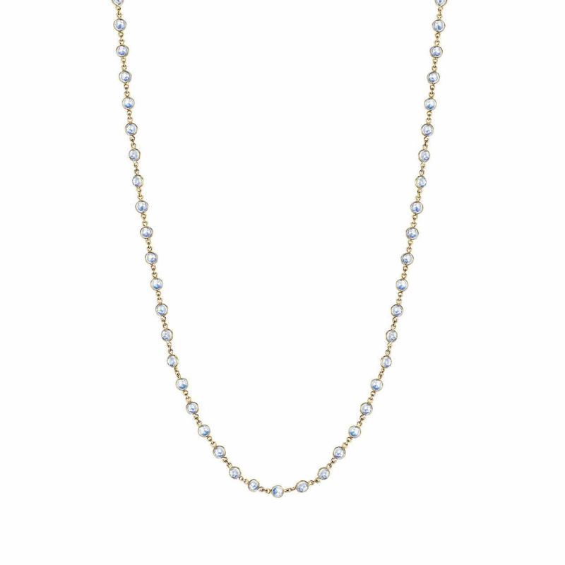 Penny Preville 18K Yellow Gold Moonstone Chain Necklace