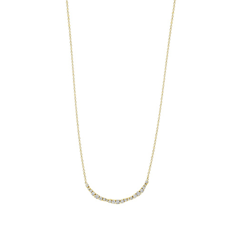 Penny Preville 18K Yellow Gold Wave Necklace