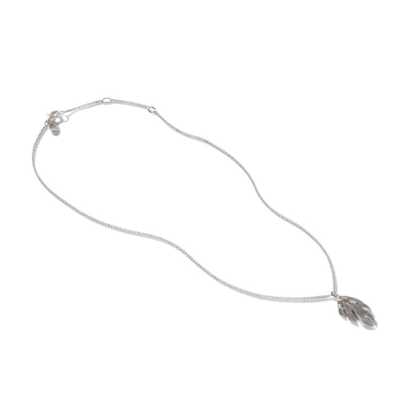 Bamboo Woven Pendant Necklace