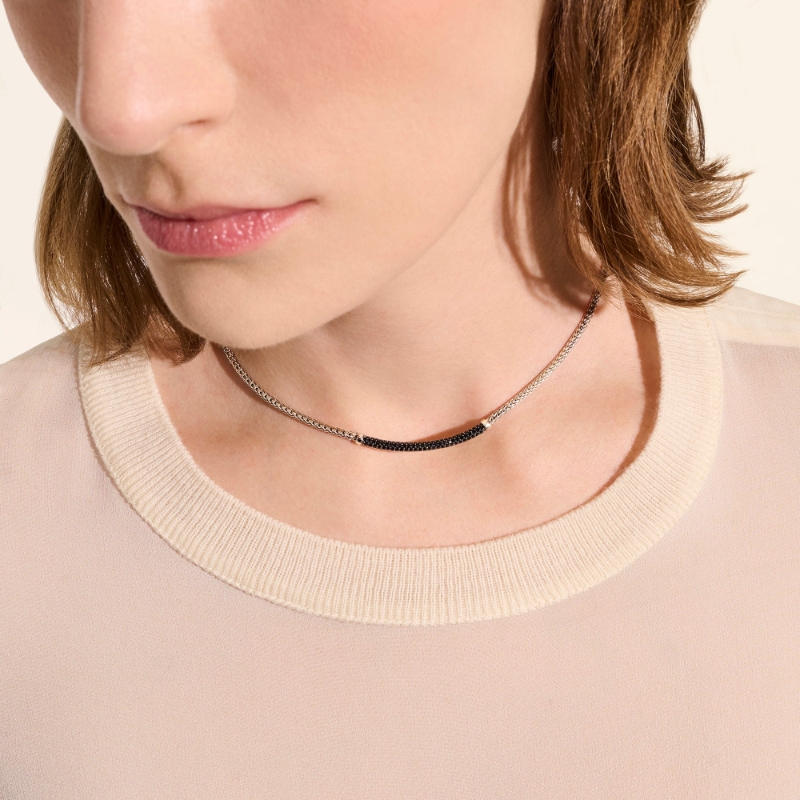 Essentials Pavè  Mini Chain Necklace