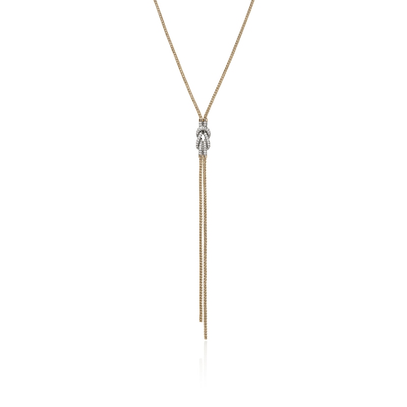 Love Knot Y Necklace