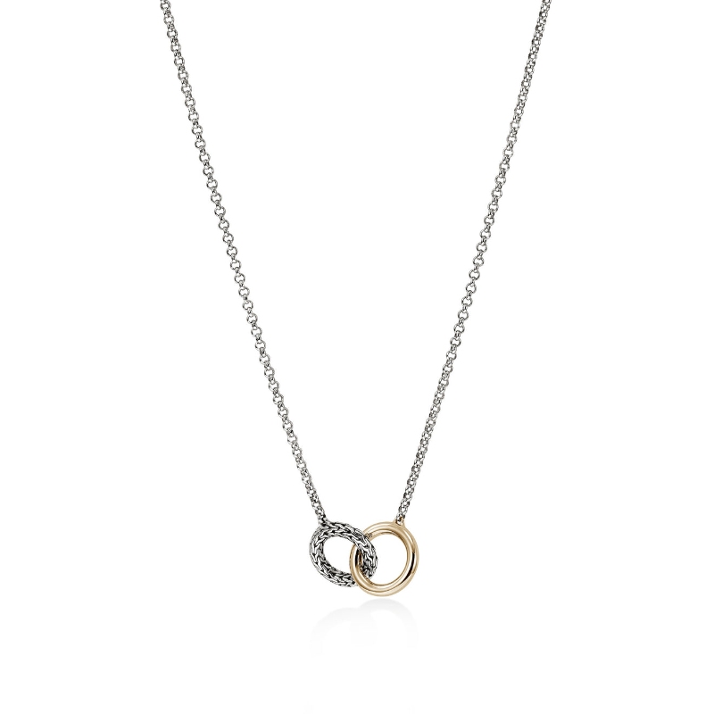 Essentials Mini-Rolo Chain Interlinking Necklace