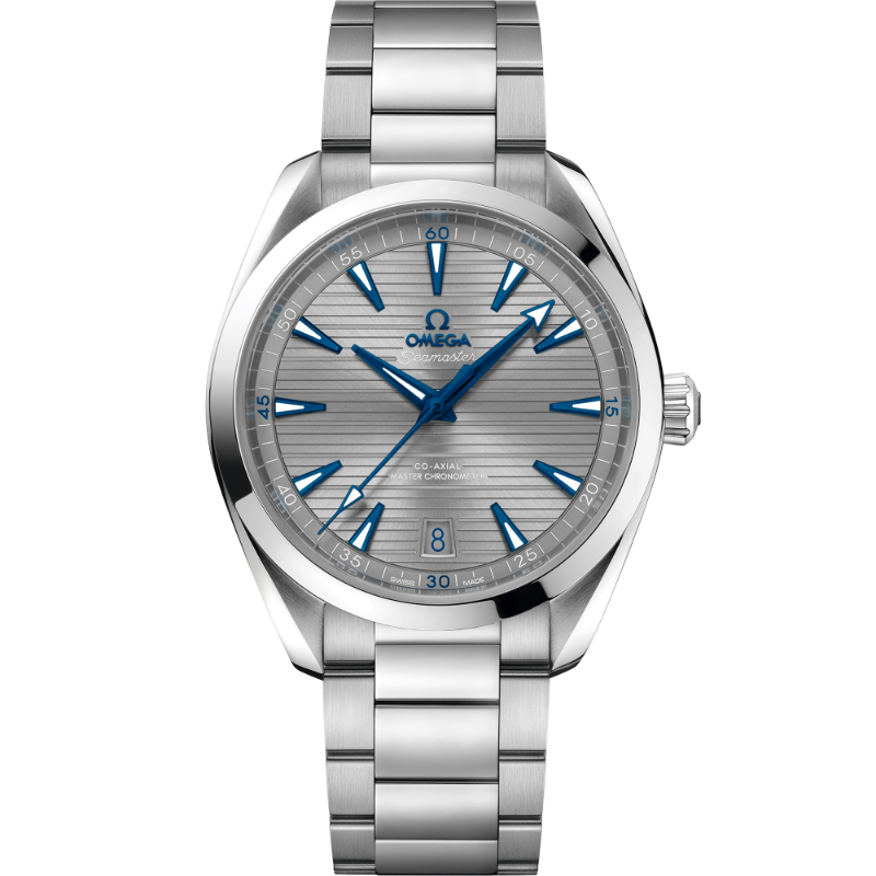 OMEGA Seamaster Aqua Terra 150M Co-Axial steel 41mm grey dial on steel bracelet