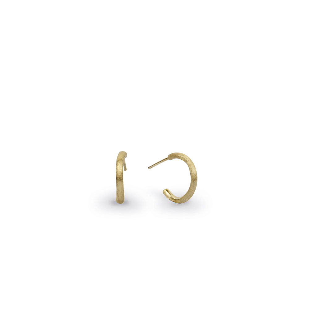 Marco Bicego 18k yellow gold Jaipur 0.55" small hoop earrings