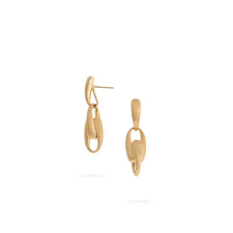 Marco Bicego Lucia Yellow Gold Link Drop Earrings