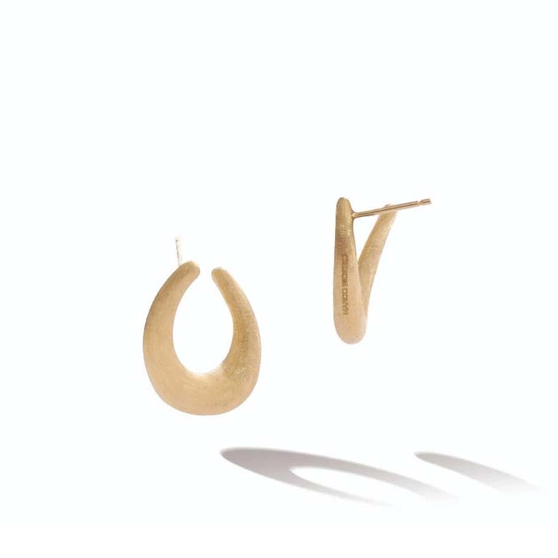 Marco Bicego 18k yellow gold Lucia small 0.9" loop wrap earrings