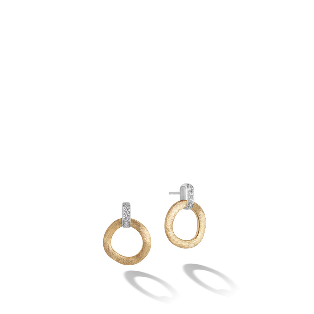 Marco Bicego 18K Yellow Gold Jaipur Link Stud Drop Earrings