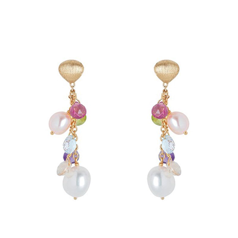 Marco Bicego 18K Yellow Gold Paradise 1.4" Short Drop Earrings