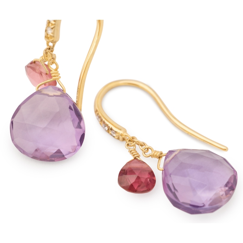 Marco Bicego Paradise Mixed Hook Drop Earrings