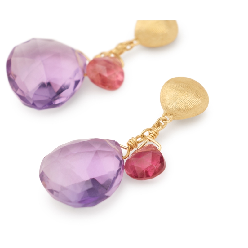 Marco Bicego Paradise 18K Yellow Gold Drop Earrings