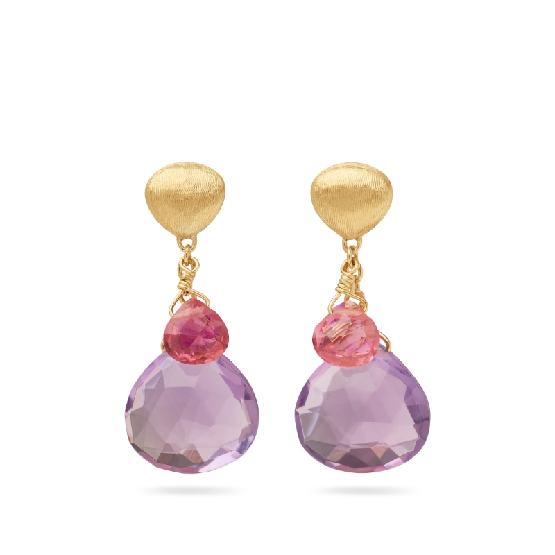 Marco Bicego Paradise 18K Yellow Gold Drop Earrings