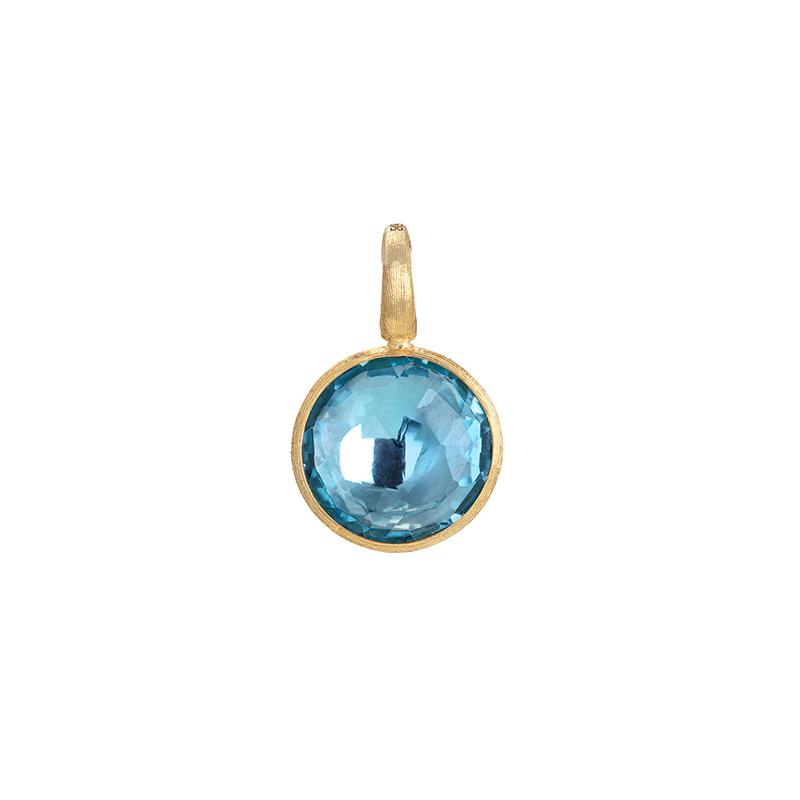 Marco Bicego 18K Yellow Gold Jaipur Pendant with Sky Topaz