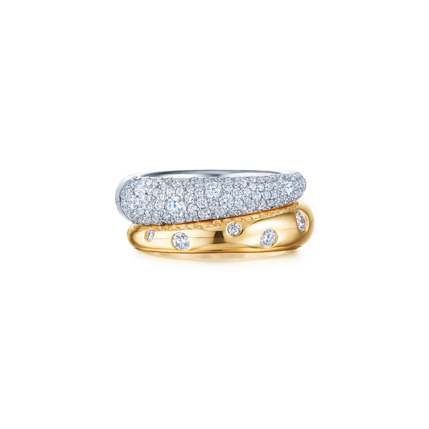 Kwiat Coblestone Double Band Ring