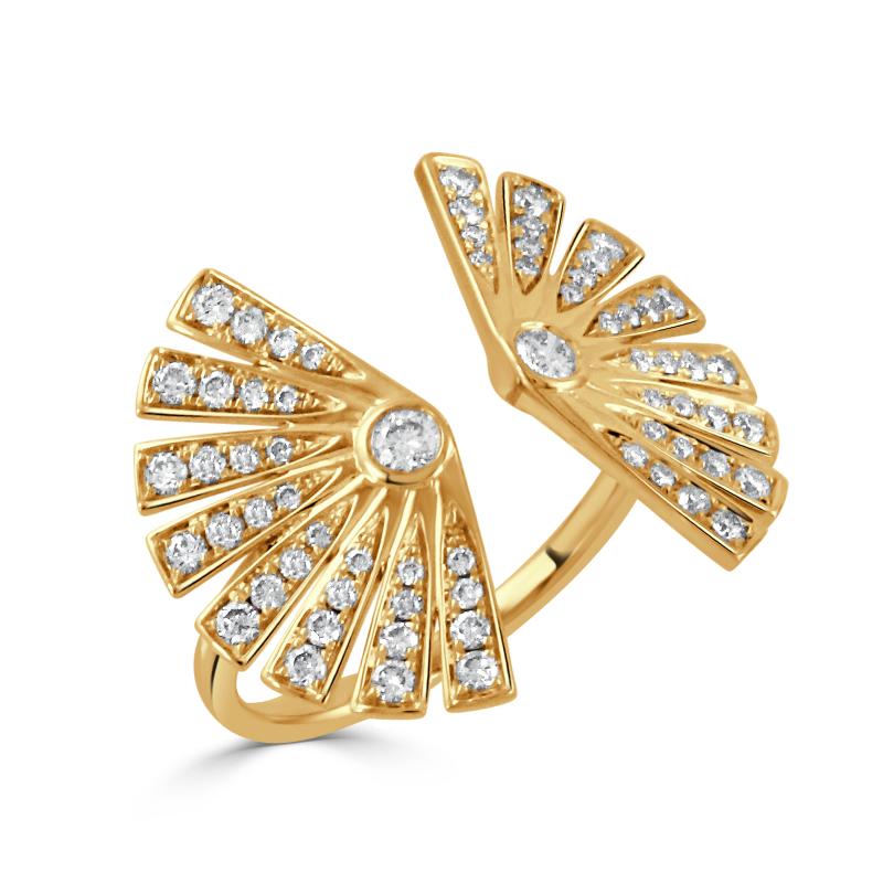 18K Yellow Gold Diamond Ring