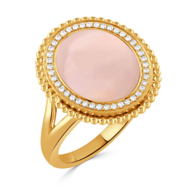 Doves Justinian 18K Yellow Gold Diamond Ring