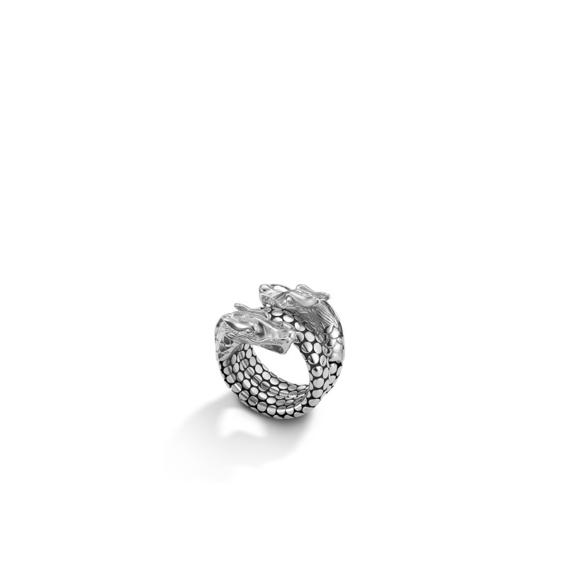 Sterling Silver Legends Naga Coil Ring