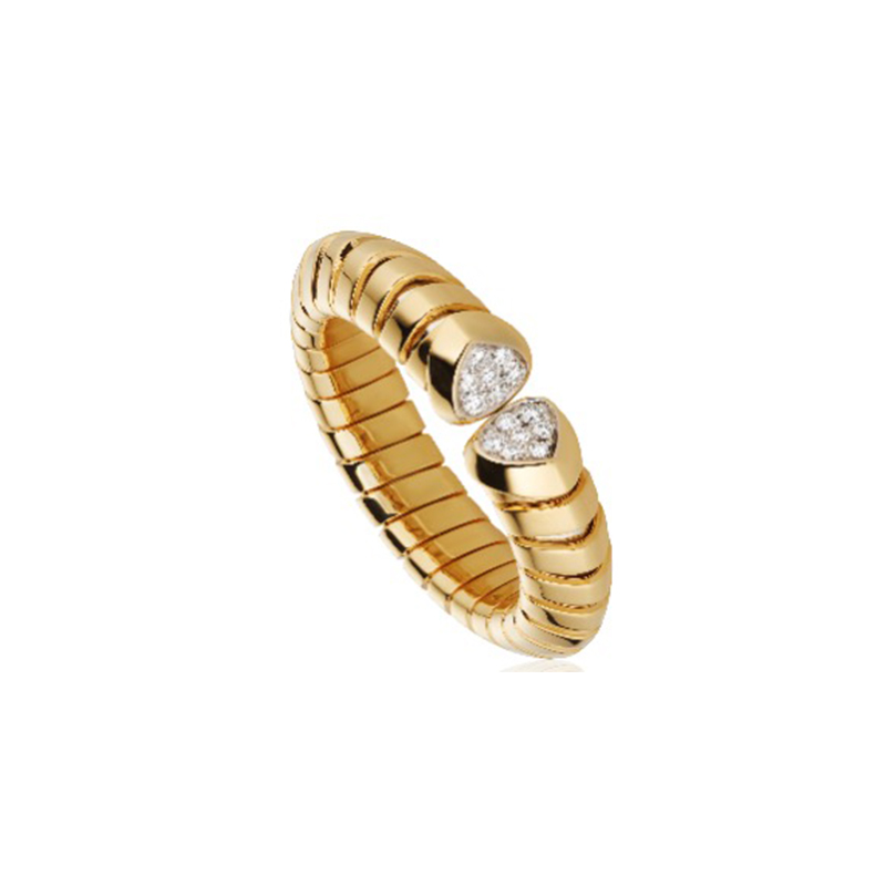 18K Yellow Gold Trisolina Ring