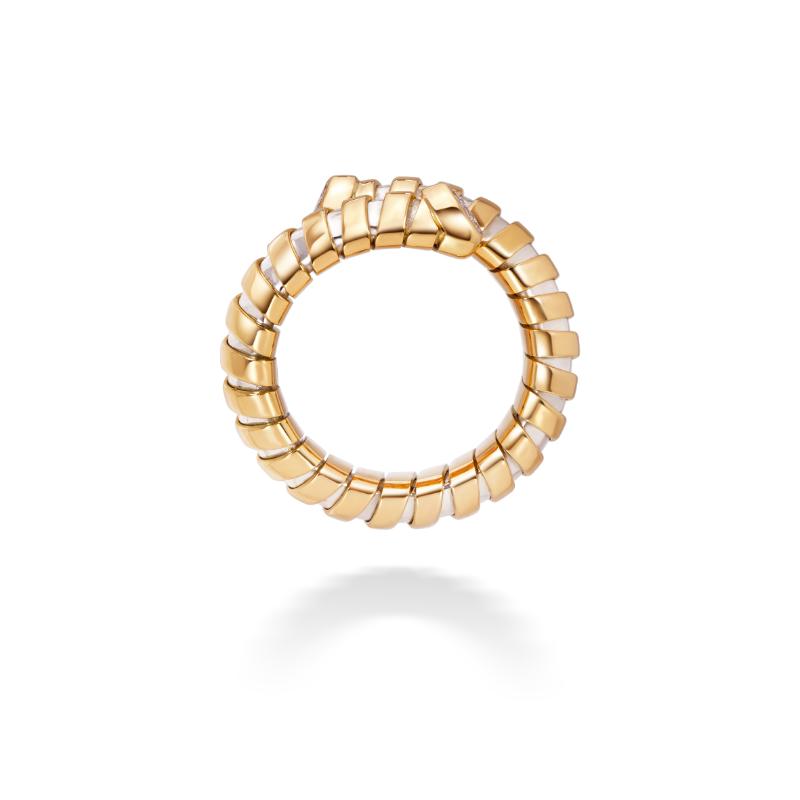 18K Yellow Gold Trisolina Bypass Ring
