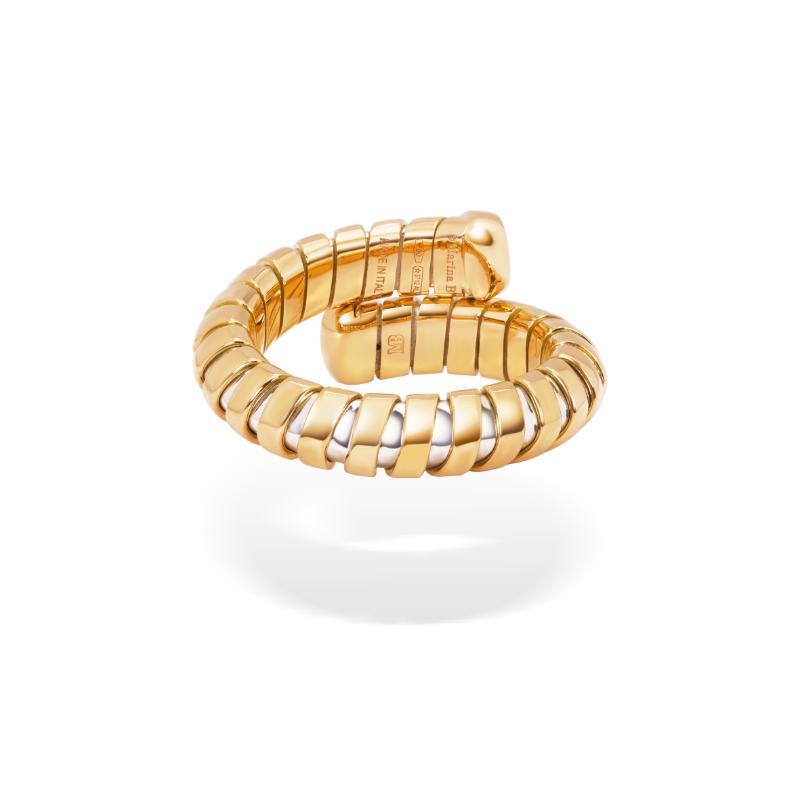 18K Yellow Gold Trisolina Bypass Ring