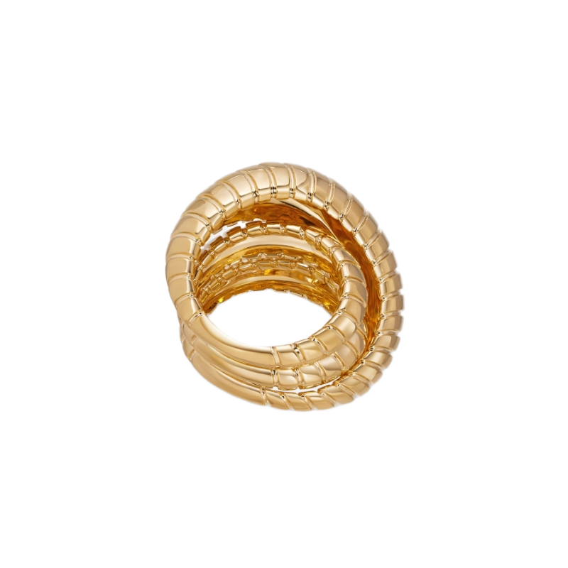 18K Yellow Gold Trisola Magnus Ring