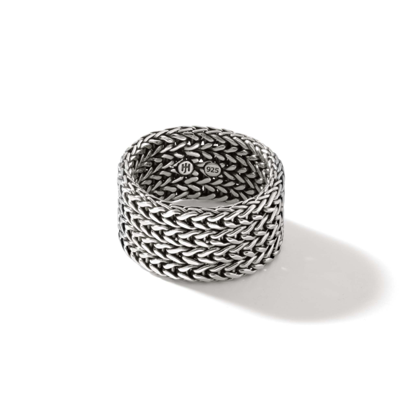 Sterling Silver Classic Chain Band Ring