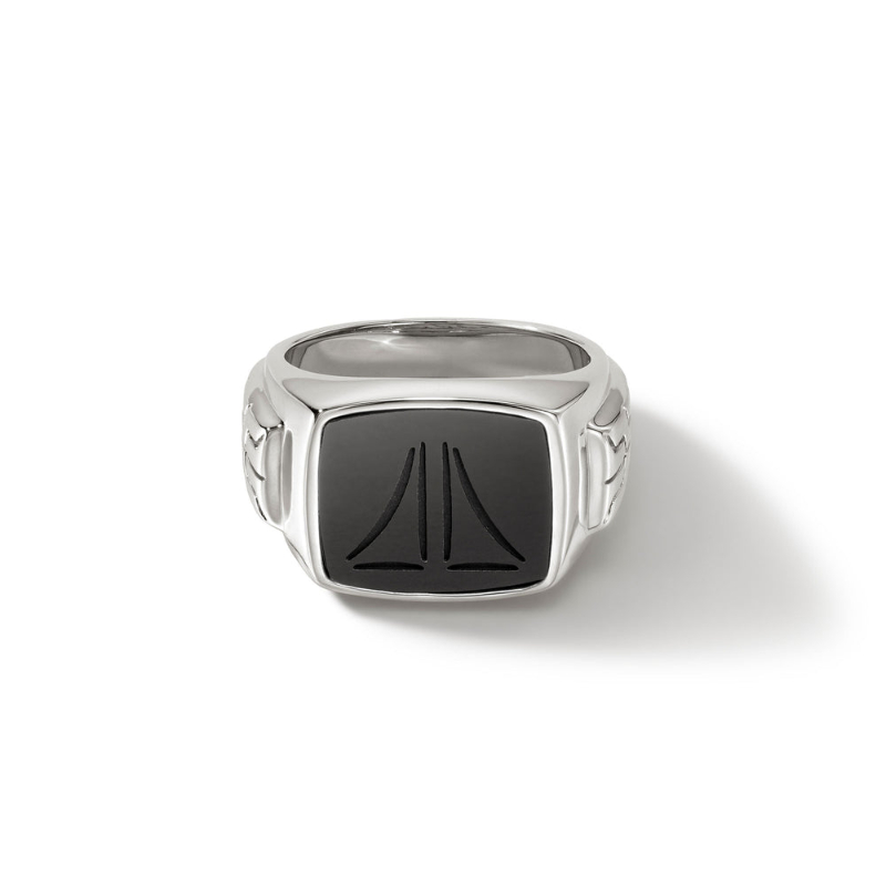 Sterling Silver ID Signet Ring