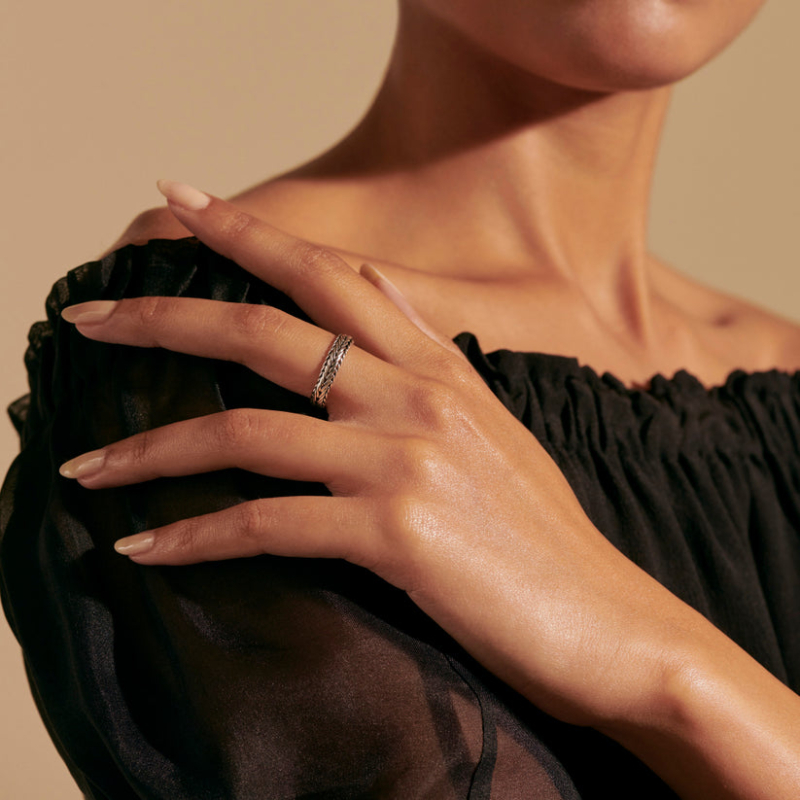 Classic Chain Kami Band Ring