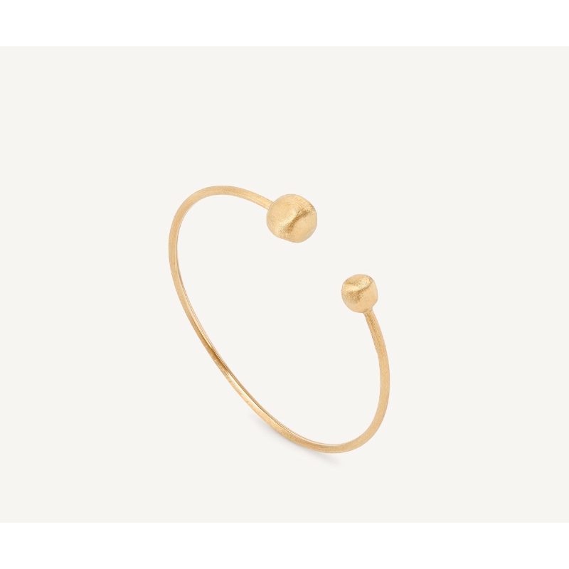 Marco Bicego 18K Yellow Gold Africa Kissing Flexible Bangle