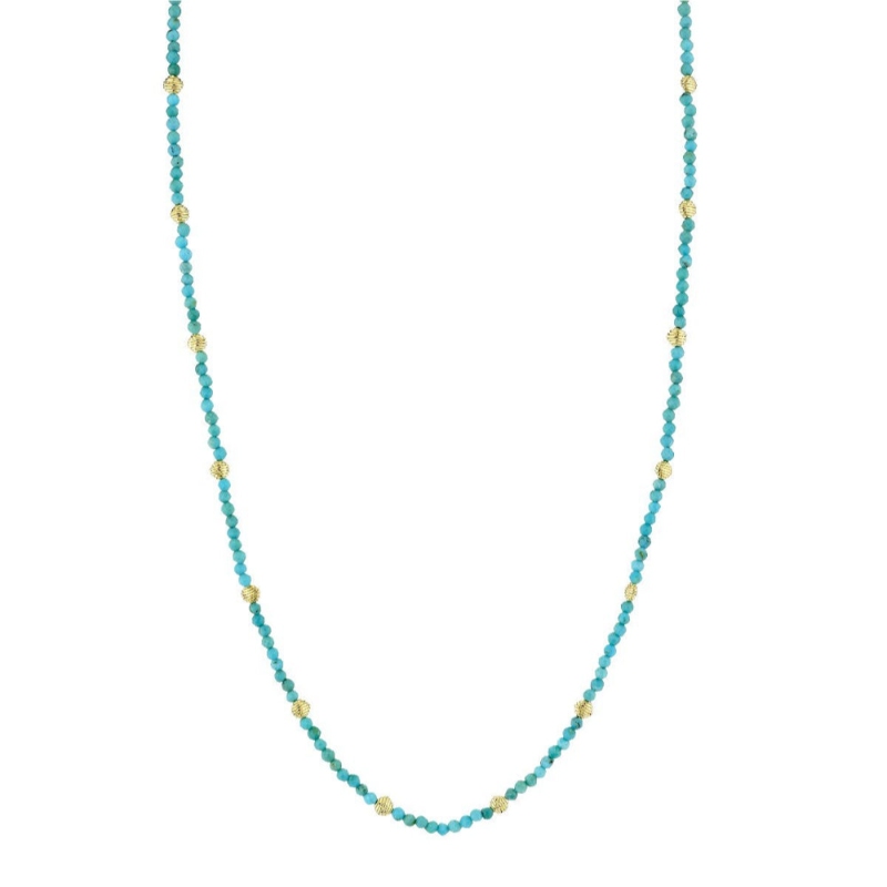 Sloane Street 18K Yellow Gold Bead Necklace