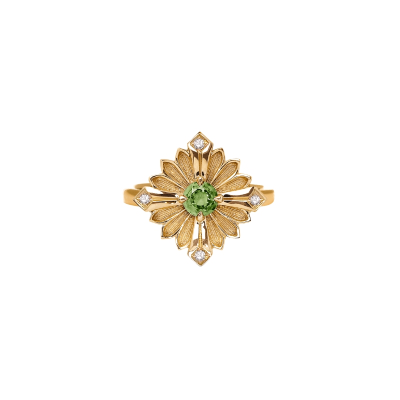 Rouvenat Stamp Flower Lm Ring