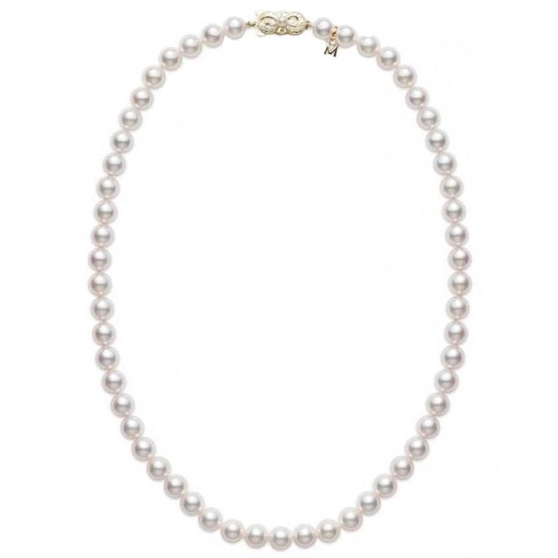 Mikimoto 18K Yellow Gold Everyday Essentials Pearl Strand Princess Necklace